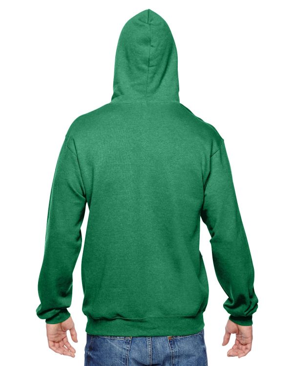 Fruit of the Loom Sofspun Hooded Sweatshirt | Clover Hot on Sale - Image 2