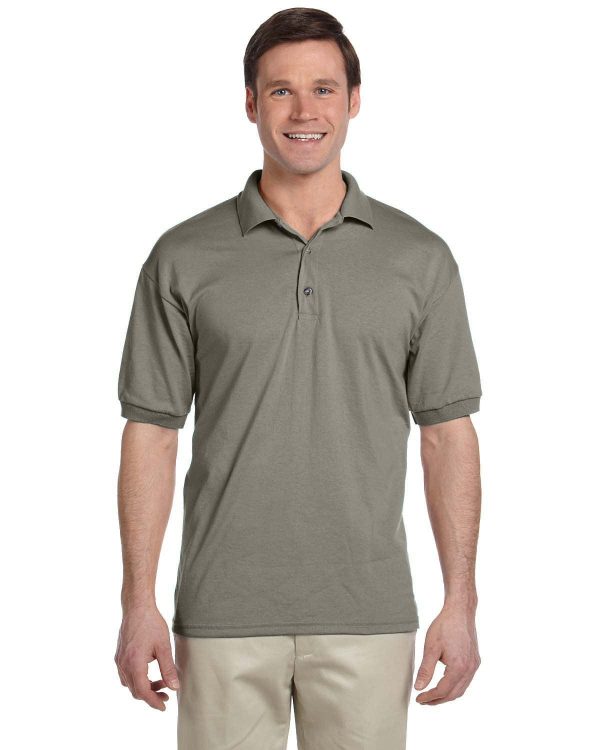 Gildan DryBlend 50 50 Jersey Knit Polo Shirt | Prairie Dust on Sale